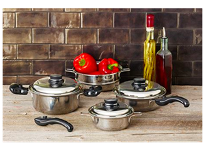 Hot selling stainless steel saladmaster cookware