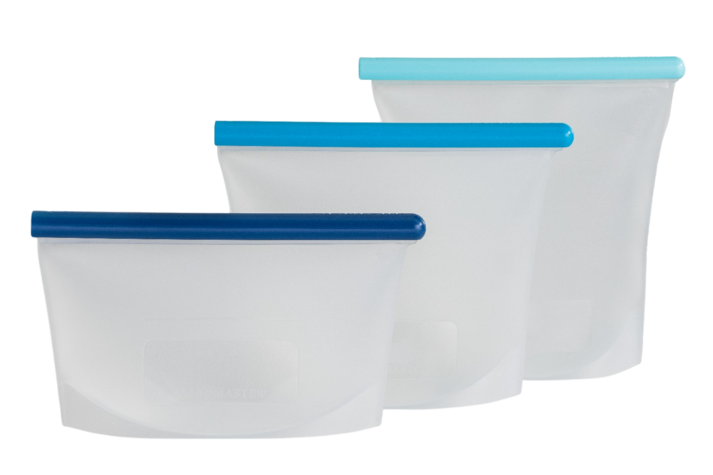 3 Piece Silicone Bag Set