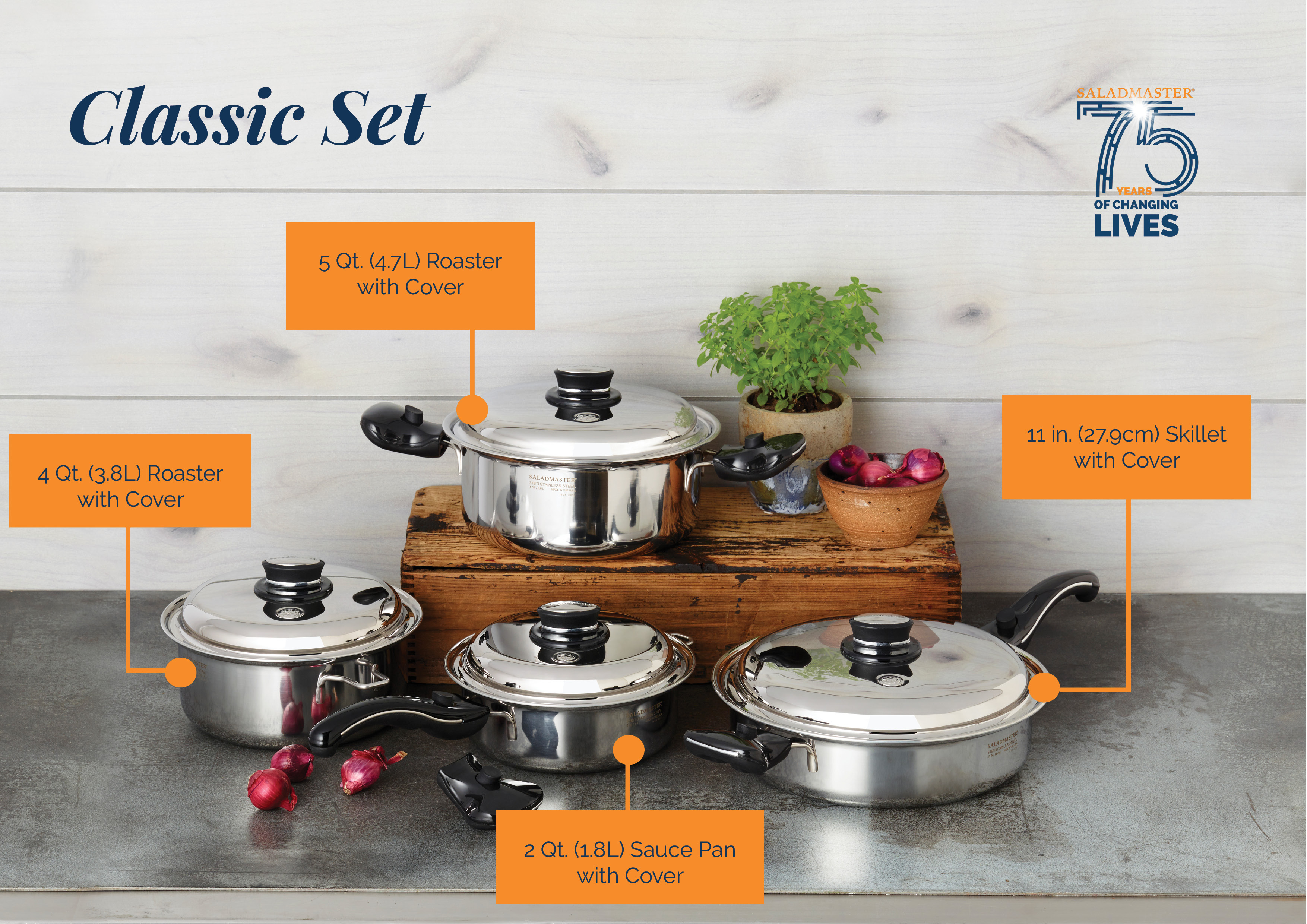 Meet our Classic Set for Your Everyday Cooking Needs