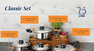Meet our Classic Set for Your Everyday Cooking Needs