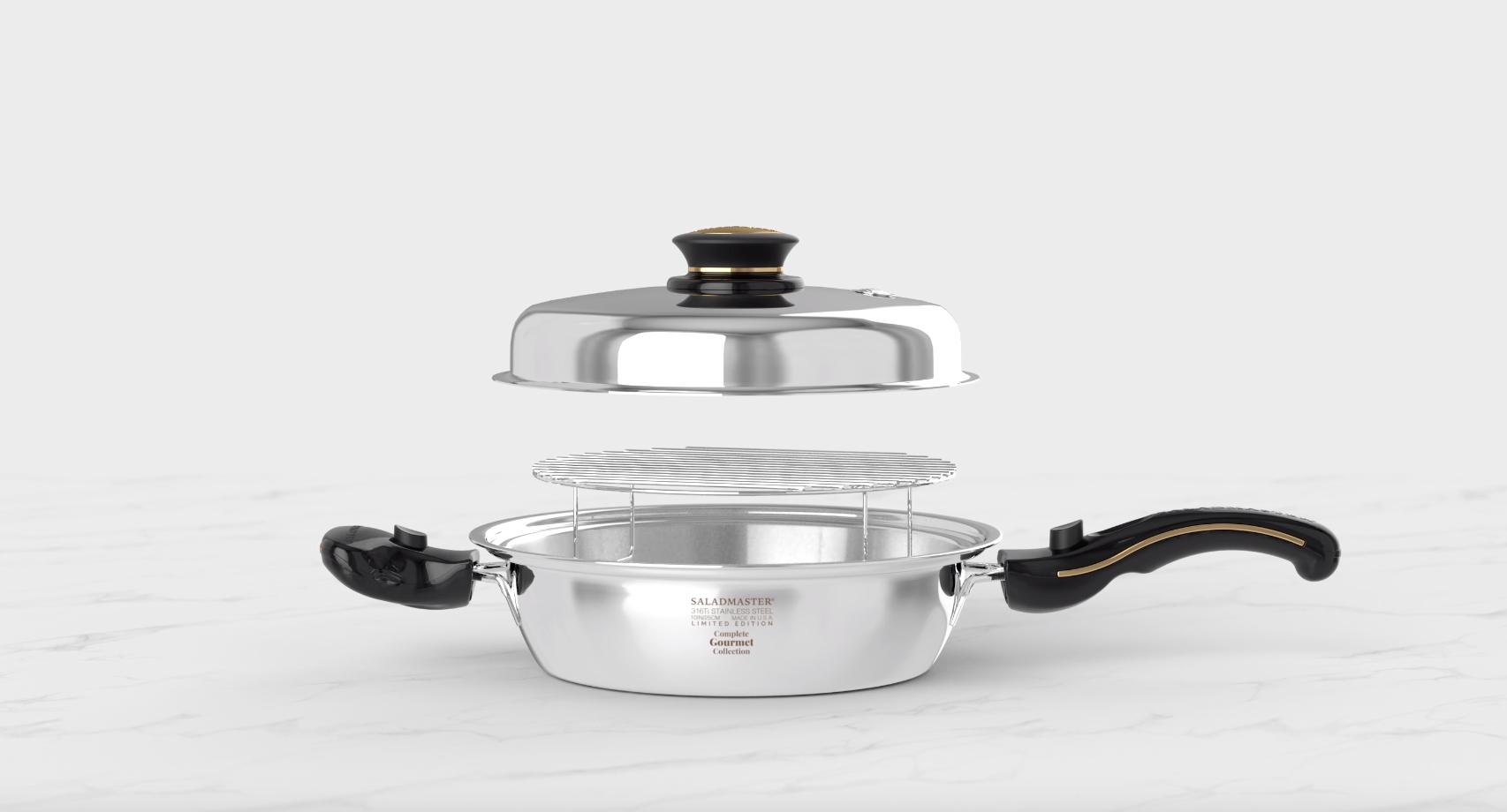 Saladmaster® on X: Our Chef's Gourmet Skillets are the perfect