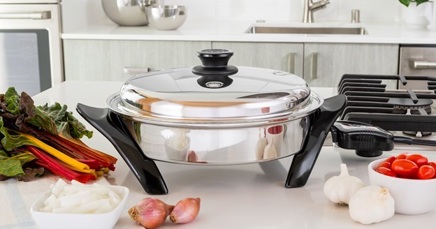 SALADMASTER ステンレススチール フライパン両手鍋(S) Stainless Steel Cookware | Waterless Cookware | Saladmaster